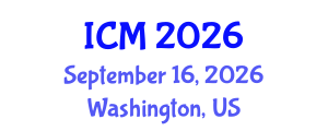 International Conference on Mathematics (ICM) September 16, 2026 - Washington, United States