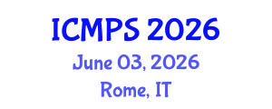 International Conference on Mathematics, Physics and Statistics (ICMPS) June 03, 2026 - Rome, Italy