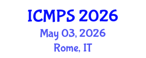 International Conference on Mathematics, Physics and Statistics (ICMPS) May 03, 2026 - Rome, Italy