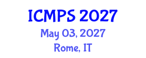 International Conference on Mathematics, Physics and Statistics (ICMPS) May 03, 2027 - Rome, Italy International Conference on Mathematics, Physics and Statistics (ICMPS) May 03, 2027 - Rome, Italy