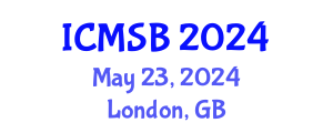 International Conference on Mathematics, Statistics and Biostatistics (ICMSB) May 23, 2024 - London, United Kingdom