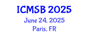 International Conference on Mathematics, Statistics and Biostatistics (ICMSB) June 24, 2025 - Paris, France
