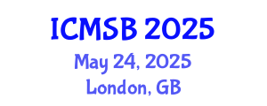 International Conference on Mathematics, Statistics and Biostatistics (ICMSB) May 24, 2025 - London, United Kingdom