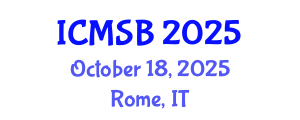 International Conference on Mathematics, Statistics and Biostatistics (ICMSB) October 18, 2025 - Rome, Italy