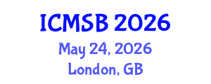 International Conference on Mathematics, Statistics and Biostatistics (ICMSB) May 24, 2026 - London, United Kingdom