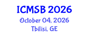 International Conference on Mathematics, Statistics and Biostatistics (ICMSB) October 04, 2026 - Tbilisi, Georgia