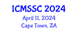International Conference on Mathematics, Statistics and Scientific Computing (ICMSSC) April 11, 2024 - Cape Town, South Africa