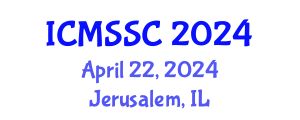 International Conference on Mathematics, Statistics and Scientific Computing (ICMSSC) April 22, 2024 - Jerusalem, Israel
