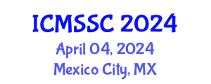 International Conference on Mathematics, Statistics and Scientific Computing (ICMSSC) April 04, 2024 - Mexico City, Mexico