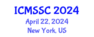 International Conference on Mathematics, Statistics and Scientific Computing (ICMSSC) April 22, 2024 - New York, United States