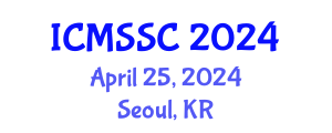 International Conference on Mathematics, Statistics and Scientific Computing (ICMSSC) April 25, 2024 - Seoul, Republic of Korea