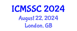International Conference on Mathematics, Statistics and Scientific Computing (ICMSSC) August 22, 2024 - London, United Kingdom