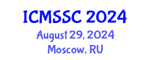 International Conference on Mathematics, Statistics and Scientific Computing (ICMSSC) August 29, 2024 - Moscow, Russia