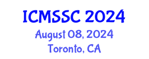 International Conference on Mathematics, Statistics and Scientific Computing (ICMSSC) August 08, 2024 - Toronto, Canada