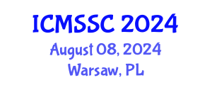 International Conference on Mathematics, Statistics and Scientific Computing (ICMSSC) August 08, 2024 - Warsaw, Poland