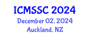 International Conference on Mathematics, Statistics and Scientific Computing (ICMSSC) December 02, 2024 - Auckland, New Zealand