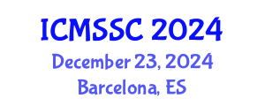 International Conference on Mathematics, Statistics and Scientific Computing (ICMSSC) December 23, 2024 - Barcelona, Spain