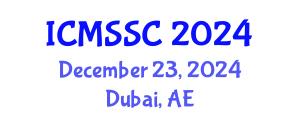 International Conference on Mathematics, Statistics and Scientific Computing (ICMSSC) December 23, 2024 - Dubai, United Arab Emirates