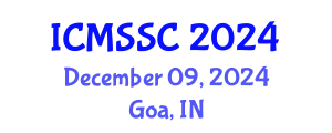 International Conference on Mathematics, Statistics and Scientific Computing (ICMSSC) December 09, 2024 - Goa, India