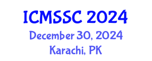International Conference on Mathematics, Statistics and Scientific Computing (ICMSSC) December 30, 2024 - Karachi, Pakistan
