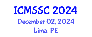 International Conference on Mathematics, Statistics and Scientific Computing (ICMSSC) December 02, 2024 - Lima, Peru