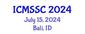 International Conference on Mathematics, Statistics and Scientific Computing (ICMSSC) July 15, 2024 - Bali, Indonesia