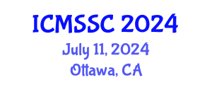 International Conference on Mathematics, Statistics and Scientific Computing (ICMSSC) July 11, 2024 - Ottawa, Canada