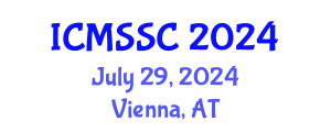 International Conference on Mathematics, Statistics and Scientific Computing (ICMSSC) July 29, 2024 - Vienna, Austria