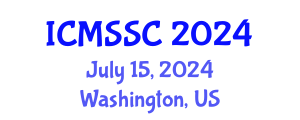 International Conference on Mathematics, Statistics and Scientific Computing (ICMSSC) July 15, 2024 - Washington, United States