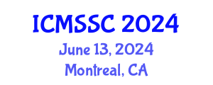 International Conference on Mathematics, Statistics and Scientific Computing (ICMSSC) June 13, 2024 - Montreal, Canada