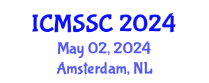 International Conference on Mathematics, Statistics and Scientific Computing (ICMSSC) May 02, 2024 - Amsterdam, Netherlands