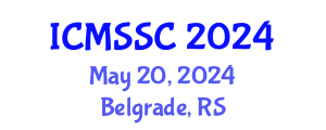 International Conference on Mathematics, Statistics and Scientific Computing (ICMSSC) May 20, 2024 - Belgrade, Serbia