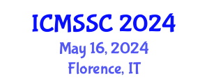 International Conference on Mathematics, Statistics and Scientific Computing (ICMSSC) May 16, 2024 - Florence, Italy