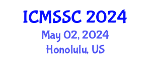 International Conference on Mathematics, Statistics and Scientific Computing (ICMSSC) May 02, 2024 - Honolulu, United States