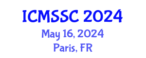 International Conference on Mathematics, Statistics and Scientific Computing (ICMSSC) May 16, 2024 - Paris, France