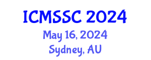 International Conference on Mathematics, Statistics and Scientific Computing (ICMSSC) May 16, 2024 - Sydney, Australia
