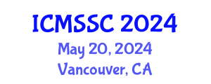 International Conference on Mathematics, Statistics and Scientific Computing (ICMSSC) May 20, 2024 - Vancouver, Canada