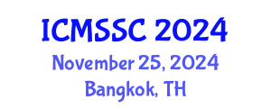 International Conference on Mathematics, Statistics and Scientific Computing (ICMSSC) November 25, 2024 - Bangkok, Thailand