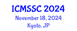 International Conference on Mathematics, Statistics and Scientific Computing (ICMSSC) November 18, 2024 - Kyoto, Japan
