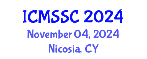 International Conference on Mathematics, Statistics and Scientific Computing (ICMSSC) November 04, 2024 - Nicosia, Cyprus