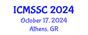 International Conference on Mathematics, Statistics and Scientific Computing (ICMSSC) October 17, 2024 - Athens, Greece