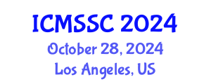 International Conference on Mathematics, Statistics and Scientific Computing (ICMSSC) October 28, 2024 - Los Angeles, United States