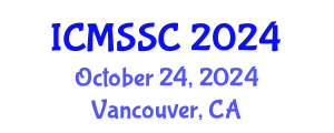 International Conference on Mathematics, Statistics and Scientific Computing (ICMSSC) October 24, 2024 - Vancouver, Canada