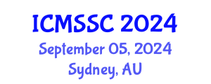 International Conference on Mathematics, Statistics and Scientific Computing (ICMSSC) September 05, 2024 - Sydney, Australia