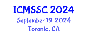 International Conference on Mathematics, Statistics and Scientific Computing (ICMSSC) September 19, 2024 - Toronto, Canada