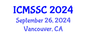 International Conference on Mathematics, Statistics and Scientific Computing (ICMSSC) September 26, 2024 - Vancouver, Canada