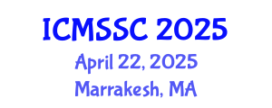 International Conference on Mathematics, Statistics and Scientific Computing (ICMSSC) April 22, 2025 - Marrakesh, Morocco