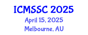 International Conference on Mathematics, Statistics and Scientific Computing (ICMSSC) April 15, 2025 - Melbourne, Australia