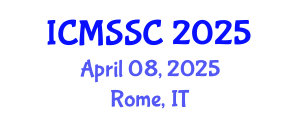International Conference on Mathematics, Statistics and Scientific Computing (ICMSSC) April 08, 2025 - Rome, Italy