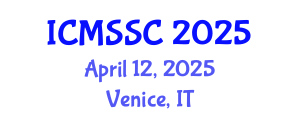International Conference on Mathematics, Statistics and Scientific Computing (ICMSSC) April 12, 2025 - Venice, Italy